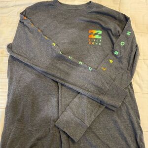 Men’s Billabong Gray Long Sleeve Shirt